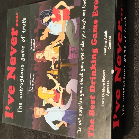 PRE-OWNED I'VE NEVER BEST DRINKING BOARD GAME - Picture 1 of 5